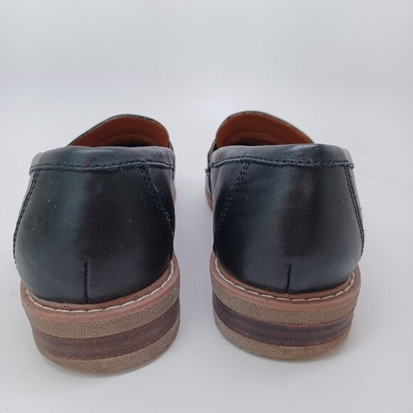 Earth Shoes Javas Black Leather Penny Loafer Preppy Flats Womens Size 6.5 - Picture 5 of 13